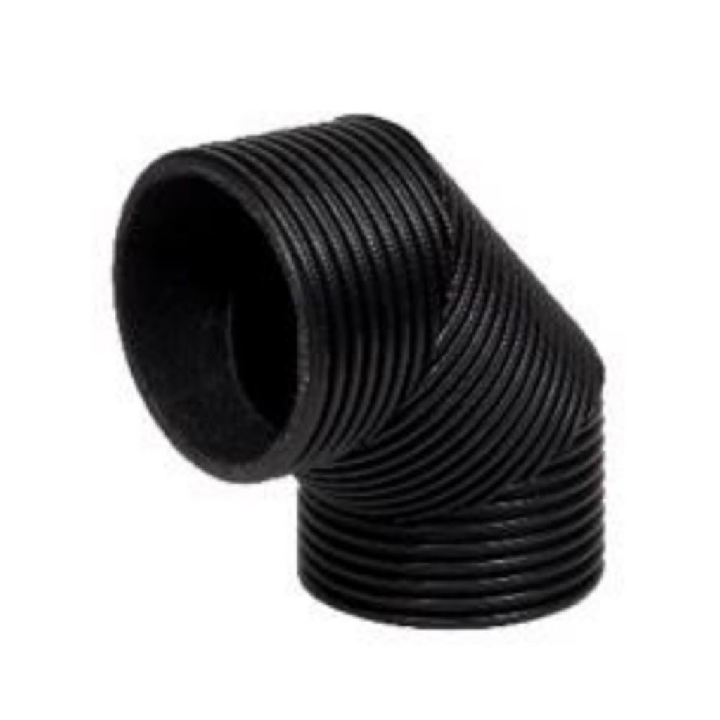 TQ-Air HRV Black Elbow 90° OD250/ID200 