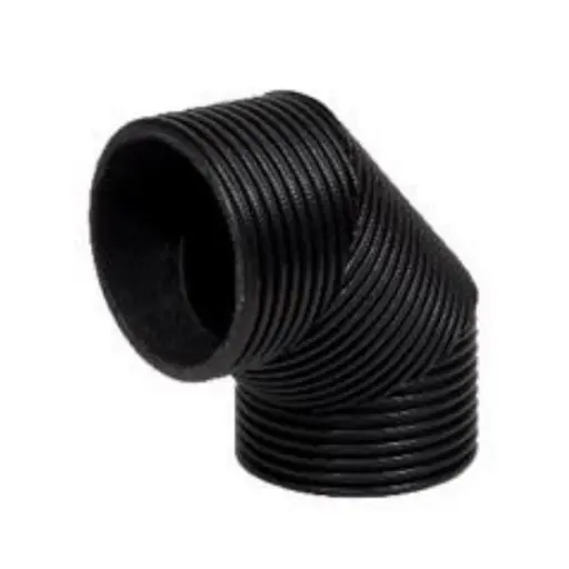 TQ-Air HRV Black Elbow 45° OD250/ID200 
