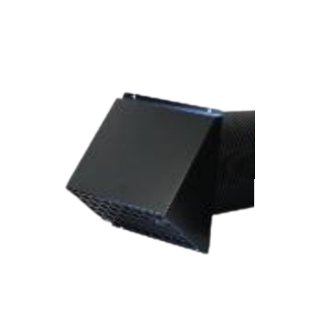 Geveldoorgang zwart Ø250mm