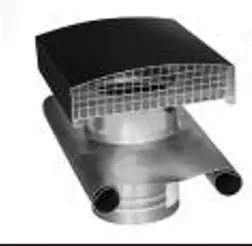 CT kap zwart Ø200mm
