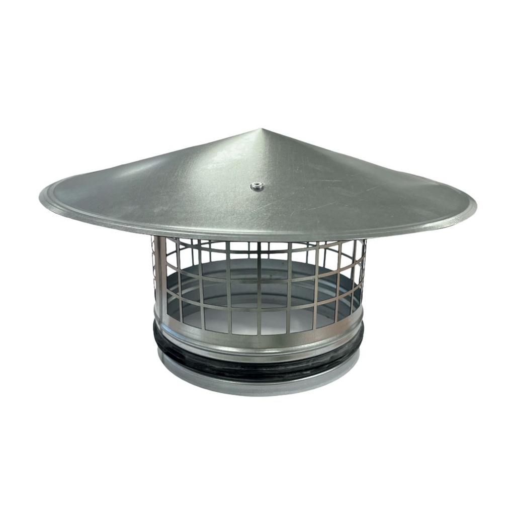 CT kap zwart Ø200mm