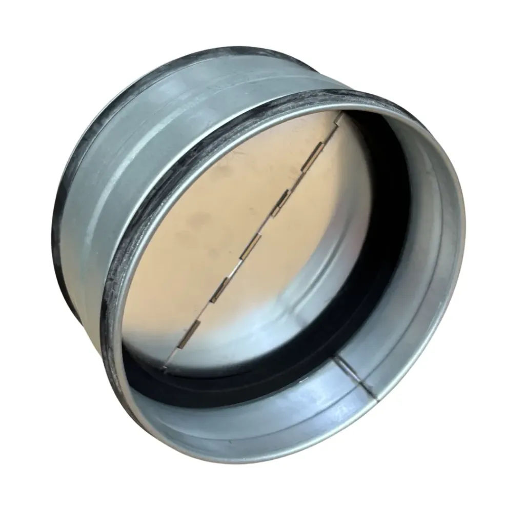 [00.TSKD125] Terugslagklep met rubber Ø125mm