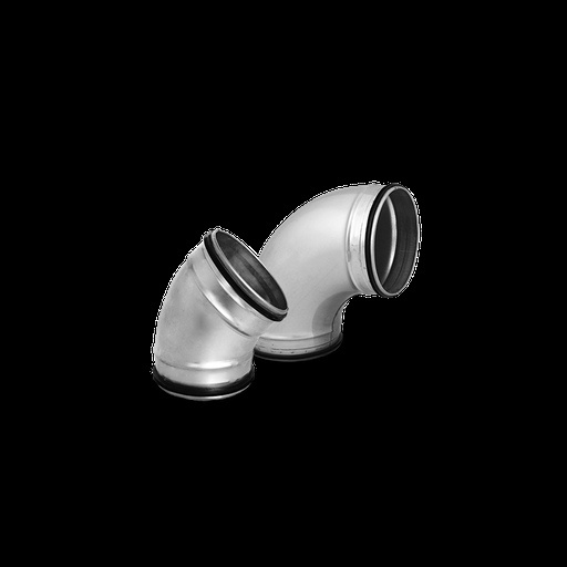 [3333159000] Bocht 90° Ø315mm galva met rubber