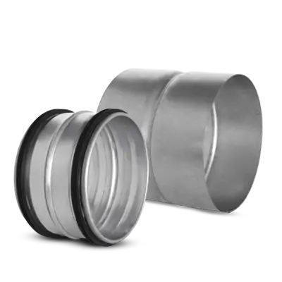 [3332001000] Mof Ø200 galva met rubber